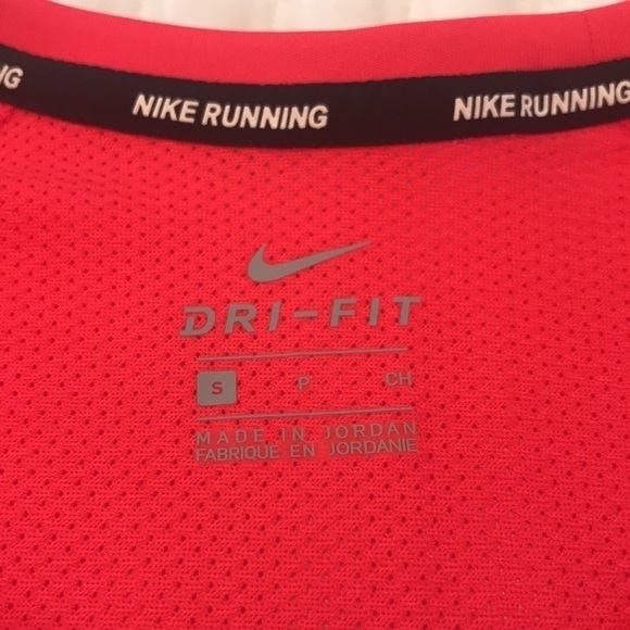 Nike Running Dri-Fit Orange Top Size Small - Picture 8 of 11
